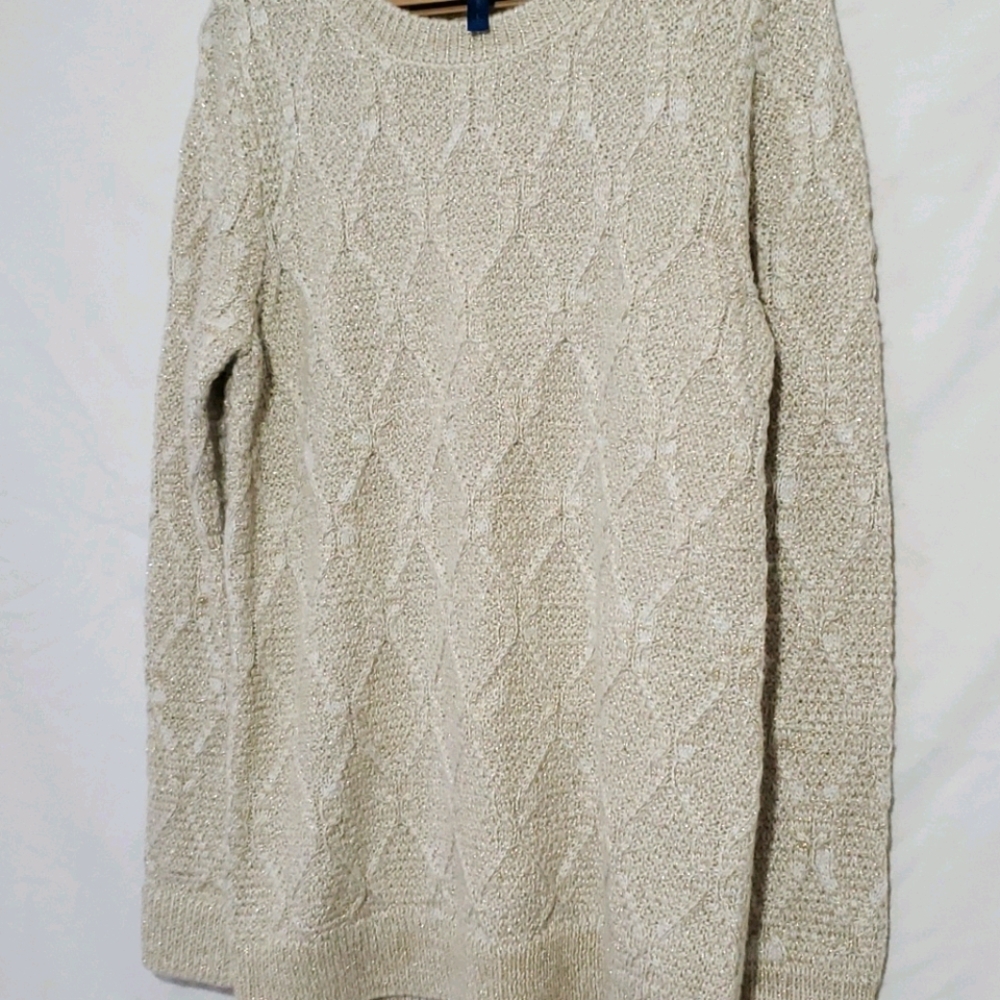 Woman's acrylic polyester blend sweater